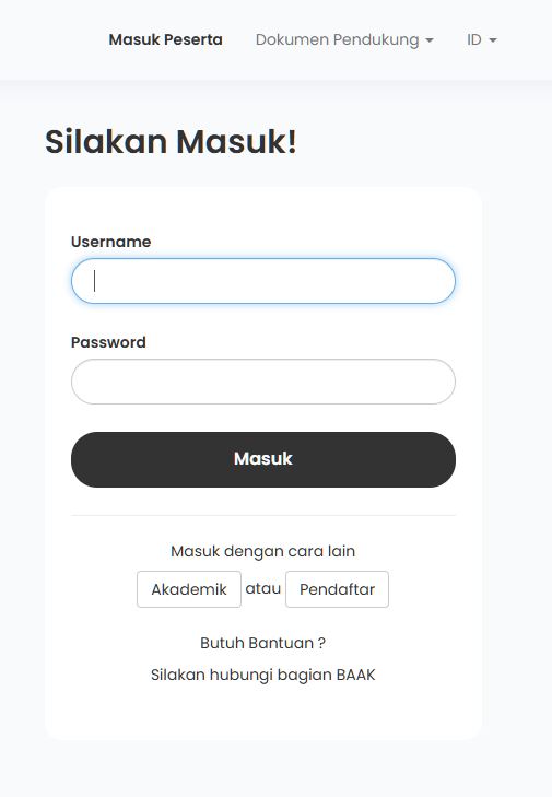 Login form Login form